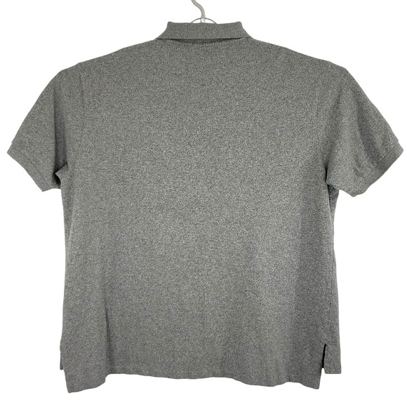 Polo Ralph Lauren Men's 2XB Big Pony Gray Polo Shirt Black Logo Big & Tall - Picture 8 of 8